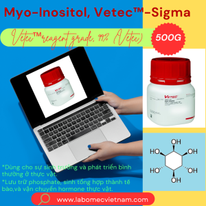 Myo Inositol 99% Vetec Sigma CAS 87-89-8 C6H12O6 Myo-inositol lọ 500g